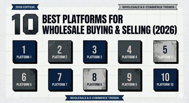 B2B Online Marketplaces : 10 Best Platforms for Wholesale Buying & Selling (2026)
