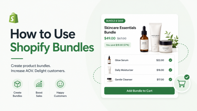 How to Use Shopify Bundles