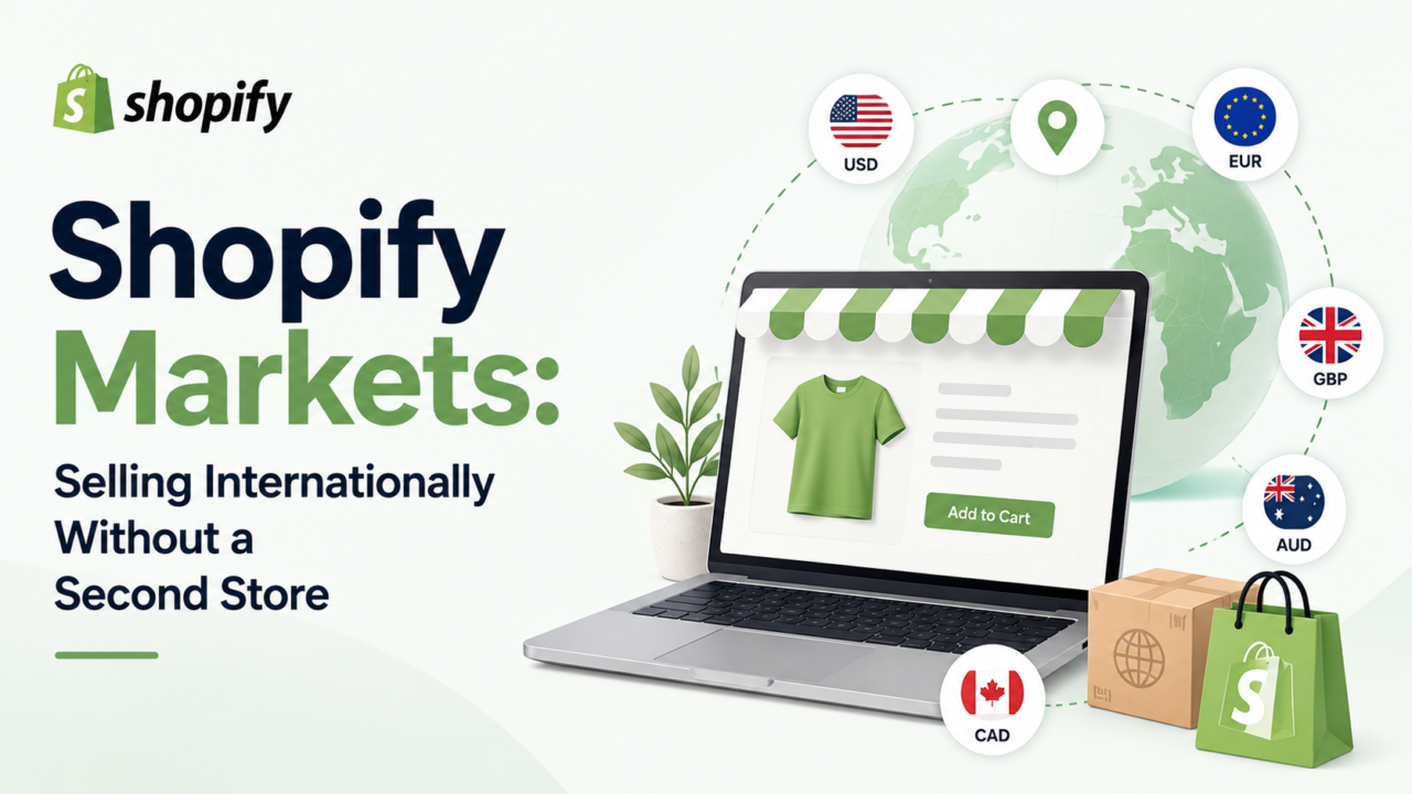 Shopify Markets: Selling Internationally Without a Second Store