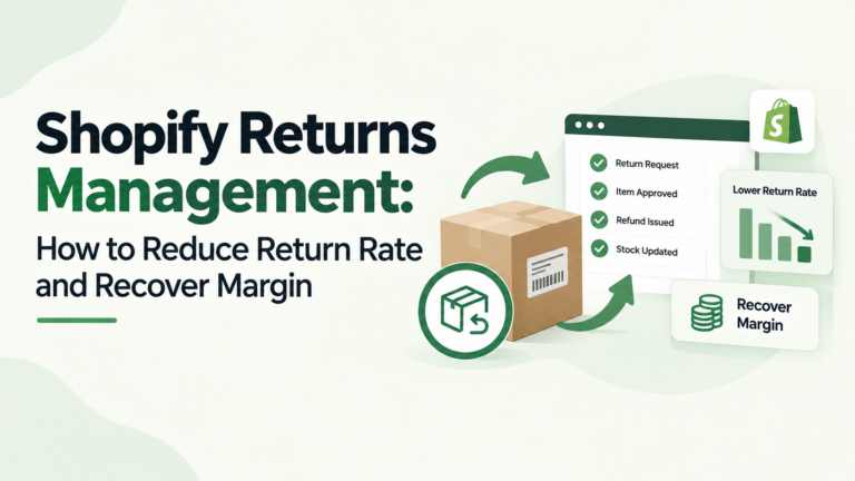 Shopify Returns Management- How to Reduce Return Rate and Recover Margin
